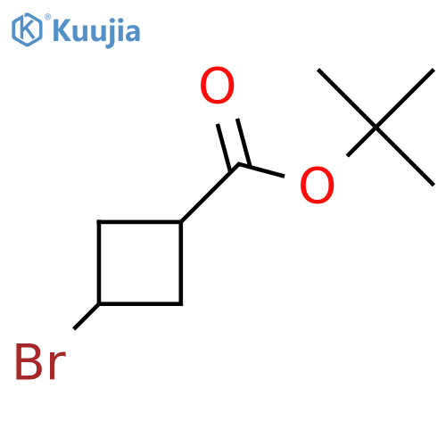 cis-Tert-butyl 3-bromocyclobutane-1-carboxylate structure