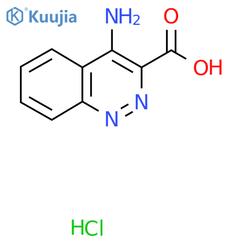 4-Aminocinnoline-3-carboxylic acid hcl structure