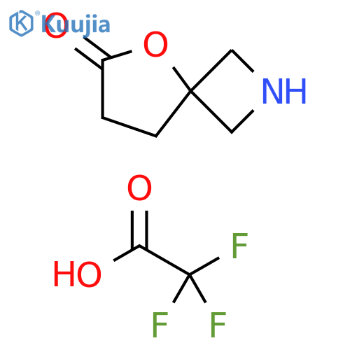 5-Oxa-2-azaspiro[3.4]octan-6-one, 2,2,2-trifluoroacetate (1:1) structure