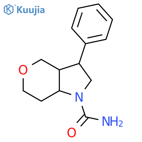 3-Phenyl-octahydropyrano[4,3-b]pyrrole-1-carboxamide structure