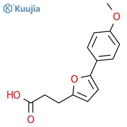 3-5-(4-METHOXY-PHENYL)-FURAN-2-YL-PROPIONIC Acid structure