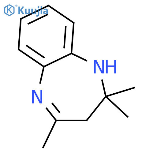 2,2,4-trimethyl-2,3-dihydro-1H-1,5-benzodiazepine structure