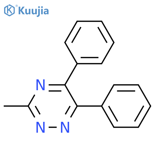 1,2,4-Triazine,3-methyl-5,6-diphenyl- structure