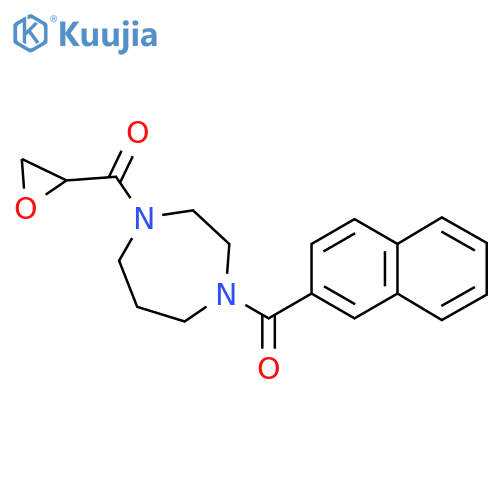 1-(Naphthalene-2-carbonyl)-4-(oxirane-2-carbonyl)-1,4-diazepane structure