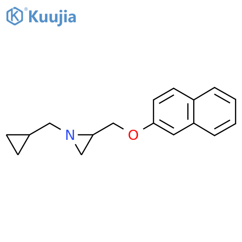 1-(Cyclopropylmethyl)-2-(naphthalen-2-yloxymethyl)aziridine structure