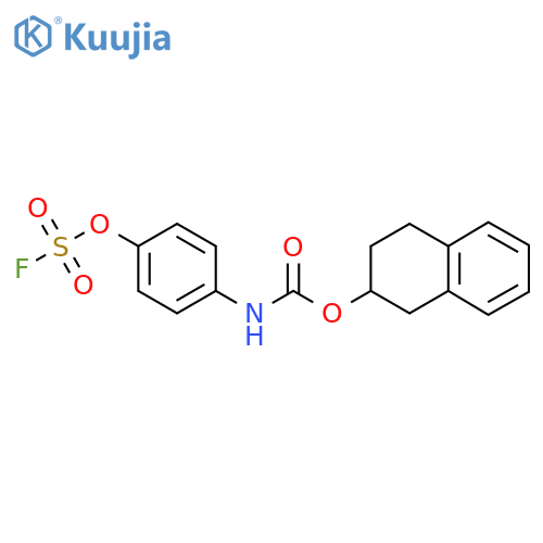 1,2,3,4-tetrahydronaphthalen-2-yl N-{4-[(fluorosulfonyl)oxy]phenyl}carbamate structure