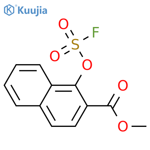 Methyl 1-fluorosulfonyloxynaphthalene-2-carboxylate structure
