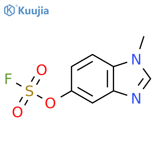 5-Fluorosulfonyloxy-1-methylbenzimidazole structure