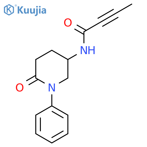 N-(6-Oxo-1-phenylpiperidin-3-yl)but-2-ynamide structure