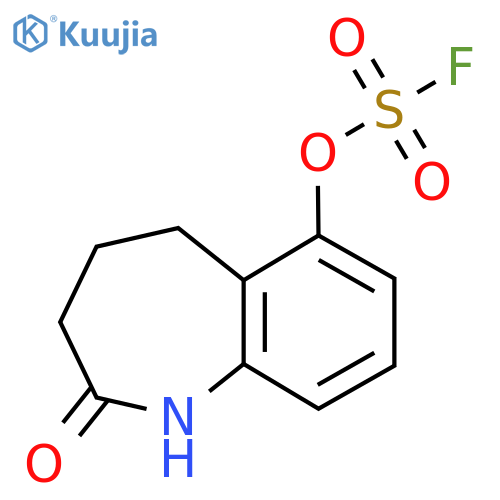 6-Fluorosulfonyloxy-2-oxo-1,3,4,5-tetrahydro-1-benzazepine structure