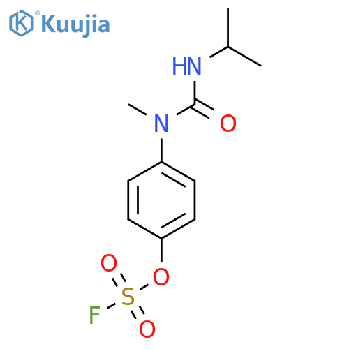 1-Fluorosulfonyloxy-4-[methyl(propan-2-ylcarbamoyl)amino]benzene structure
