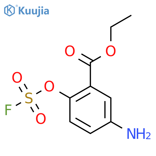 Ethyl 5-amino-2-[(fluorosulfonyl)oxy]benzoate structure