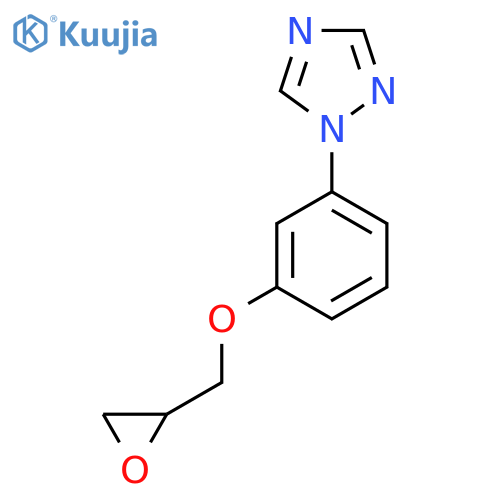 1-[3-(Oxiran-2-ylmethoxy)phenyl]-1,2,4-triazole structure