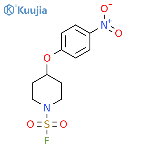 4-(4-nitrophenoxy)piperidine-1-sulfonyl fluoride structure