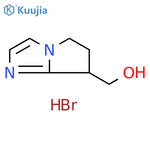 5H-Pyrrolo[1,2-a]imidazole-7-methanol, 6,7-dihydro-, hydrobromide (1:1) structure