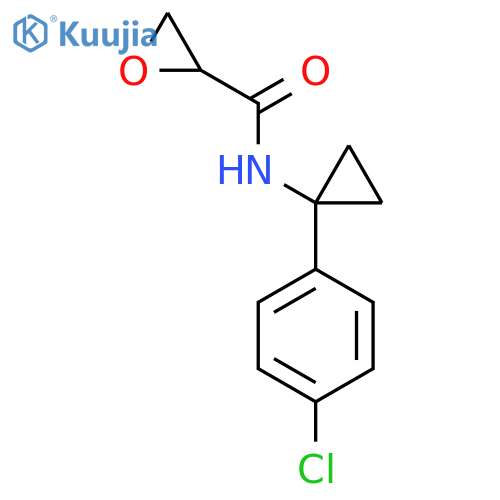 N-[1-(4-Chlorophenyl)cyclopropyl]oxirane-2-carboxamide structure
