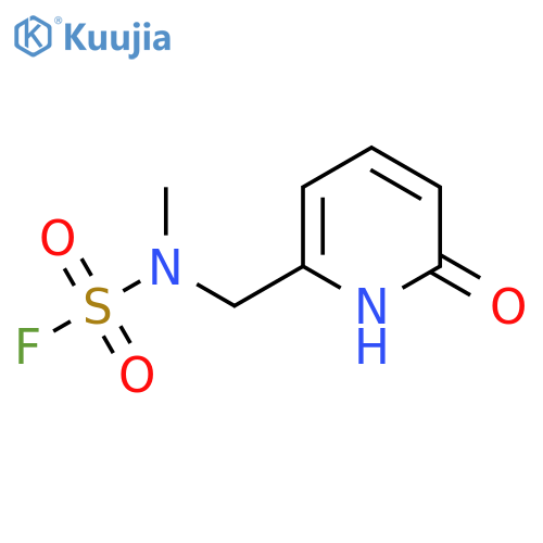N-methyl-N-(6-oxo-1,6-dihydropyridin-2-yl)methylsulfamoyl fluoride structure