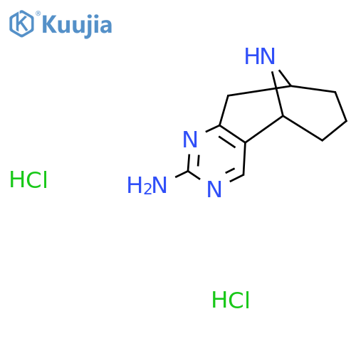 4,6,13-Triazatricyclo[7.3.1.02,7]trideca-2,4,6-trien-5-amine;dihydrochloride structure