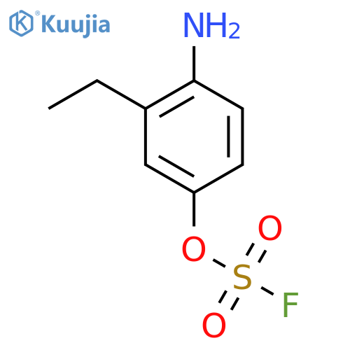 1-Amino-2-ethyl-4-fluorosulfonyloxybenzene structure