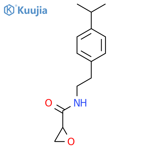 N-[2-(4-Propan-2-ylphenyl)ethyl]oxirane-2-carboxamide structure