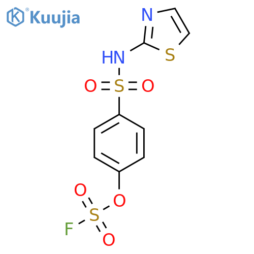 2-[(4-Fluorosulfonyloxyphenyl)sulfonylamino]-1,3-thiazole structure