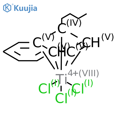 (1-Butylindenyl)-titanium(IV)-trichloride structure