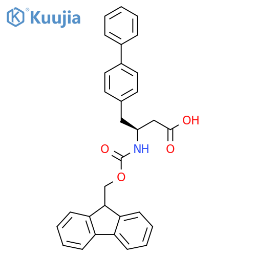 FMoc-(S)-3-amino-4-(4'-biphenyl)butanoicacid structure