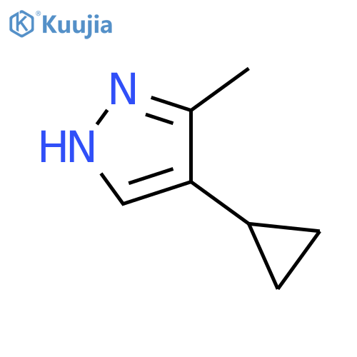 4-cyclopropyl-3-methyl-1H-pyrazole structure