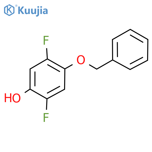 Phenol, 2,5-difluoro-4-(phenylmethoxy)- structure