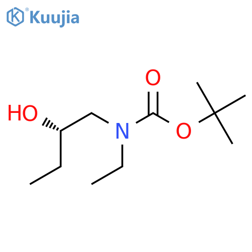tert-butyl N-ethyl-N-[(2S)-2-hydroxybutyl]carbamate structure