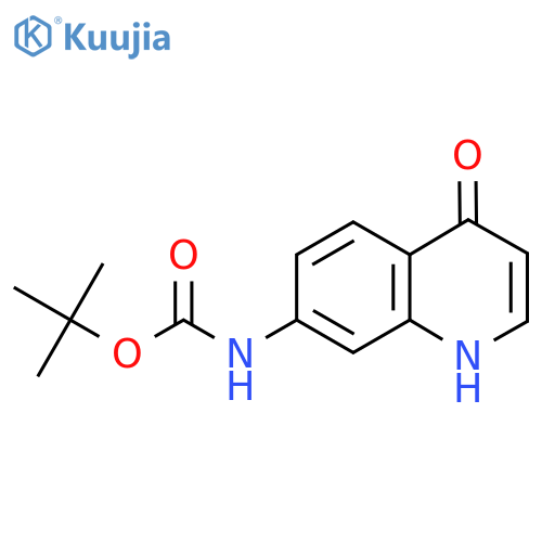 tert-butyl N-(4-hydroxyquinolin-7-yl)carbamate structure