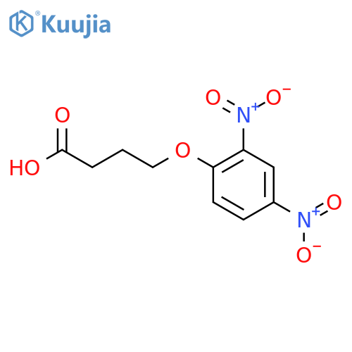 4-(2,4-Dinitrophenoxy)butanoic acid structure