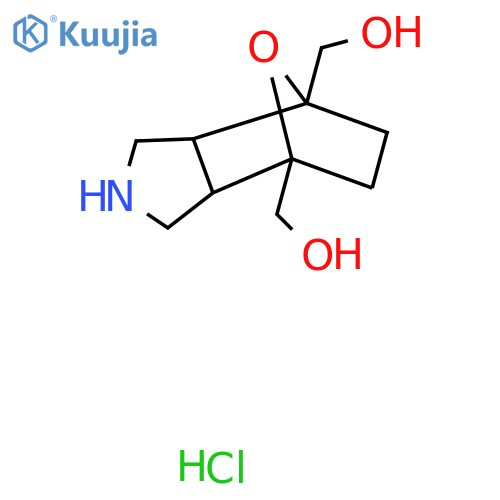 4,7-Epoxy-1H-isoindole-4,7-dimethanol, hexahydro-, hydrochloride (1:1) structure
