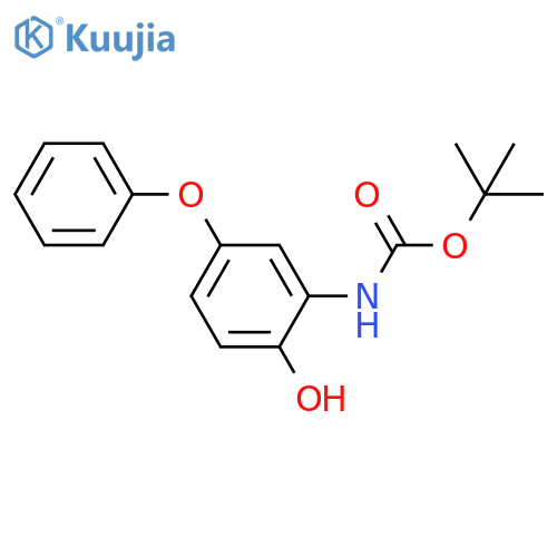 tert-butyl N-(2-hydroxy-5-phenoxyphenyl)carbamate structure