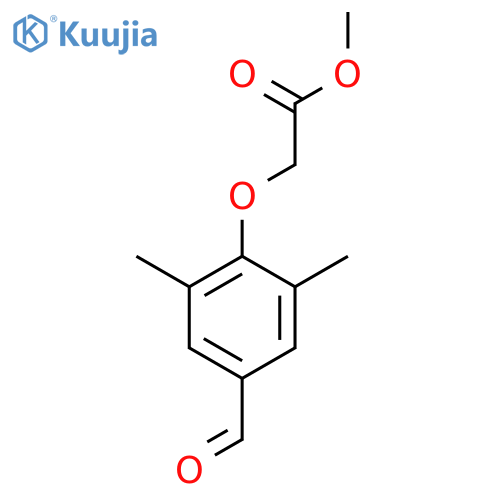 Methyl 2-(4-formyl-2,6-dimethylphenoxy)acetate structure