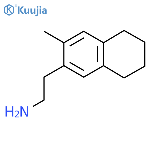 2-(3-Methyl-5,6,7,8-tetrahydronaphthalen-2-yl)ethan-1-amine structure