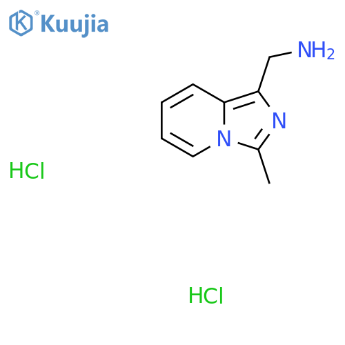 1-{3-methylimidazo1,5-apyridin-1-yl}methanamine dihydrochloride structure