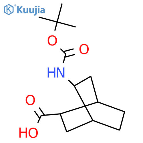 5-{(tert-butoxy)carbonylamino}bicyclo2.2.2octane-2-carboxylic acid structure