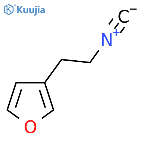 3-(2-Isocyanoethyl)furan structure