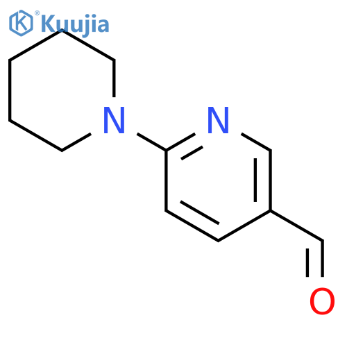 6-(piperidin-1-yl)pyridine-3-carbaldehyde structure