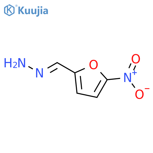 5-nitro-2-Furancarboxaldehyde hydrazone structure