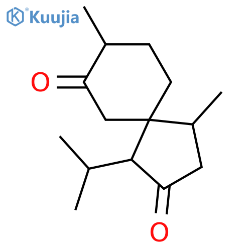 5,8-Acoranedione; (1S,4R,7R,10R)-form structure