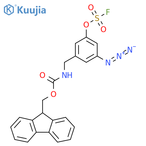 (9H-fluoren-9-yl)methyl N-({3-azido-5-(fluorosulfonyl)oxyphenyl}methyl)carbamate structure