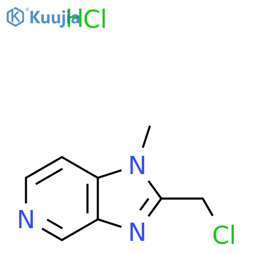 2-(chloromethyl)-1-methyl-1H-imidazo4,5-cpyridine hydrochloride structure