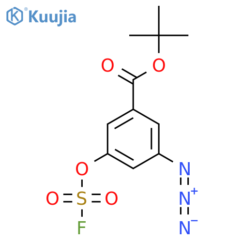 tert-butyl 3-azido-5-(fluorosulfonyl)oxybenzoate structure