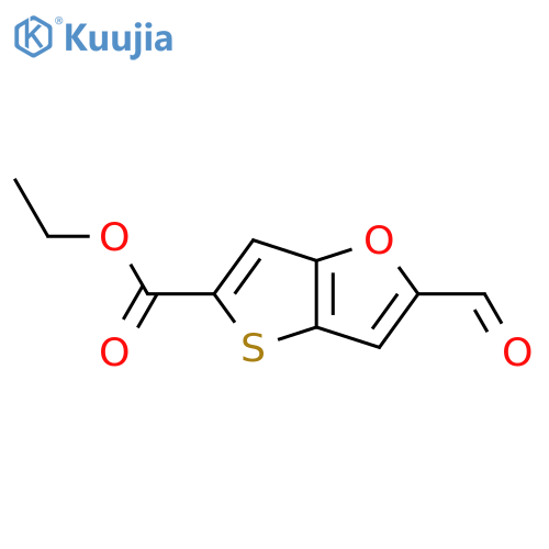 ethyl 2-formylthieno3,2-bfuran-5-carboxylate structure