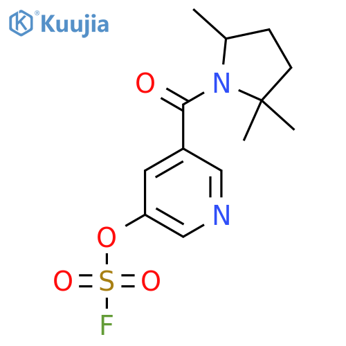 3-Fluorosulfonyloxy-5-(2,2,5-trimethylpyrrolidine-1-carbonyl)pyridine structure