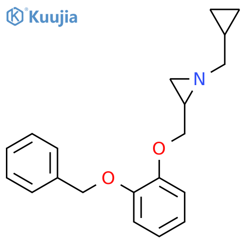 1-(Cyclopropylmethyl)-2-[(2-phenylmethoxyphenoxy)methyl]aziridine structure