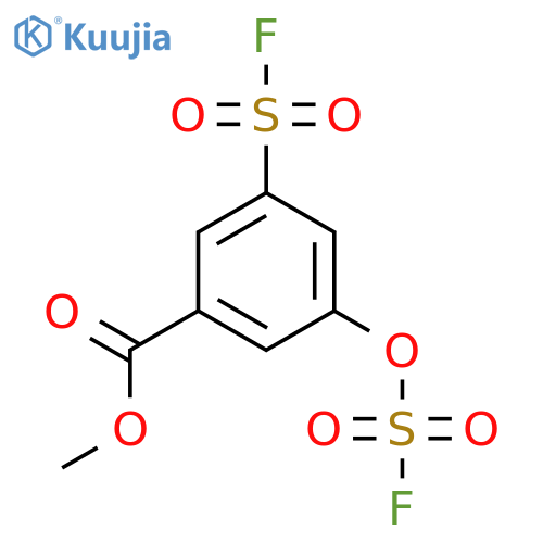 methyl 3-(fluorosulfonyl)-5-(fluorosulfonyl)oxybenzoate structure
