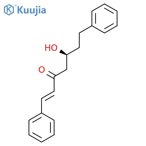 (S)-5-Hydroxy-1,7-diphenyl-1-hepten-3-one structure